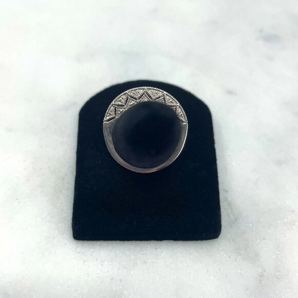 Michael Drechsler MDJ Mocha Diamond 0.16 CTW Sterling Silver 925 Ring, Size 5 - Picture 4 of 12